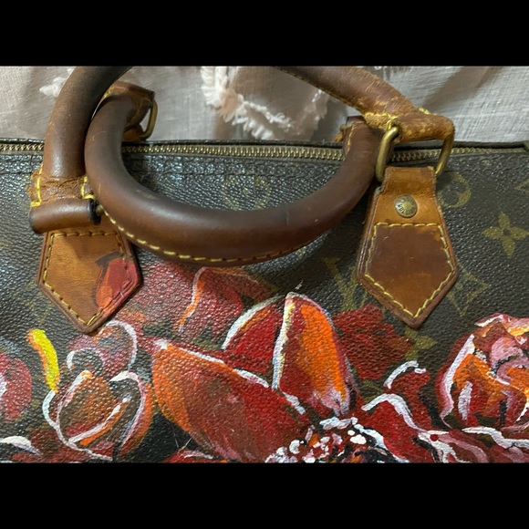 Custom painted Authentic Louis Vuitton Speedy Bag - Picture 15 of 15